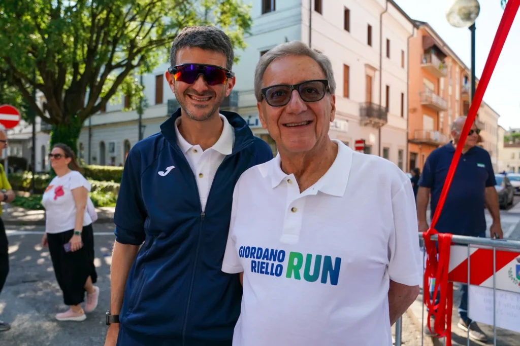 Giordano Riello Run 2026 - Alessandro e Giordano Riello jr