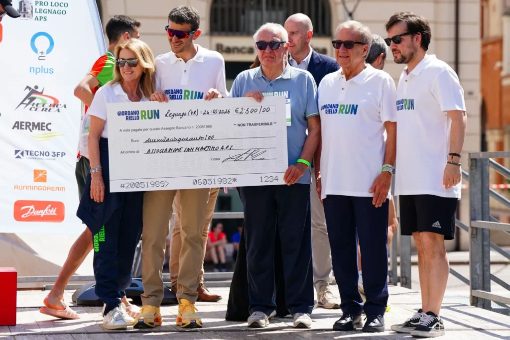Giordano Riello Run 2026 - Famiglia Riello e beneficenza